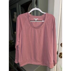 Athleta Seasoft Scoop Neck Sweatshirt. Sz 1X SO SOFT 0693